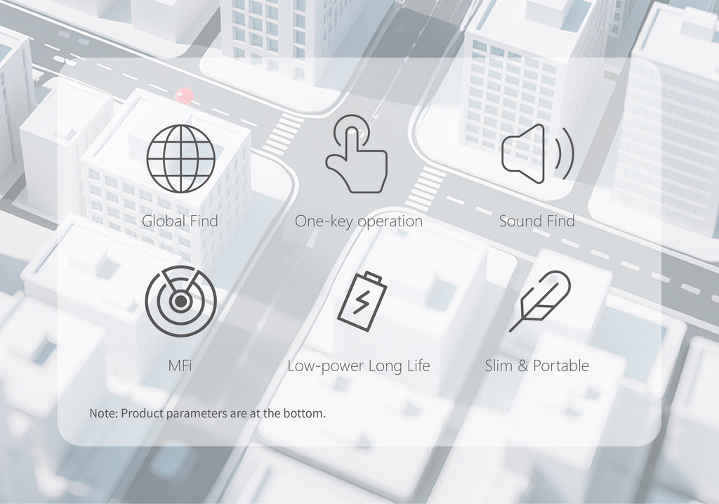 FOONCH Track And Find Tag Tracker Airtag Smart Finder Works with Apple Find My Network